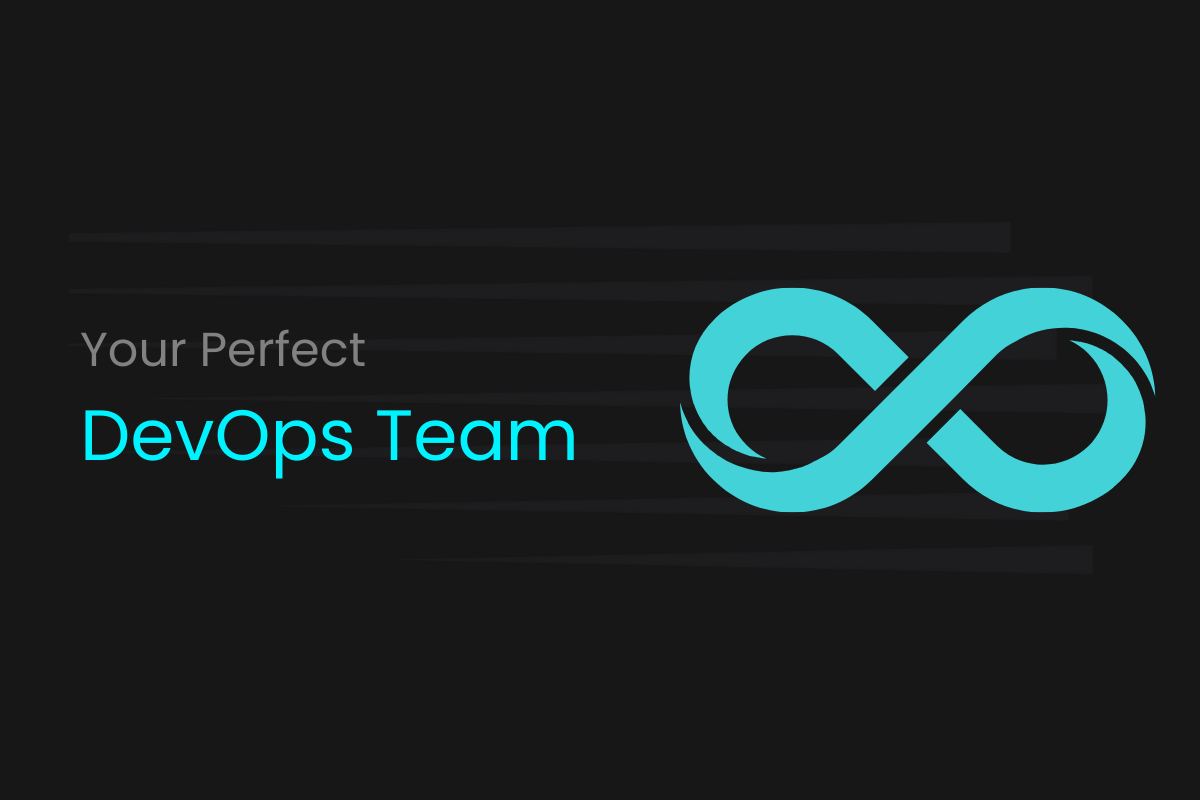 Modern DevOps team concept illustrated with infinity symbol representing continuous delivery, automation, and collaboration